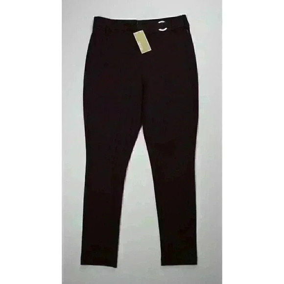 NEW! MICHAEL Michael Kors Women's M Logo Slim Ankle Pants NWT $110 - Picture 1 of 3